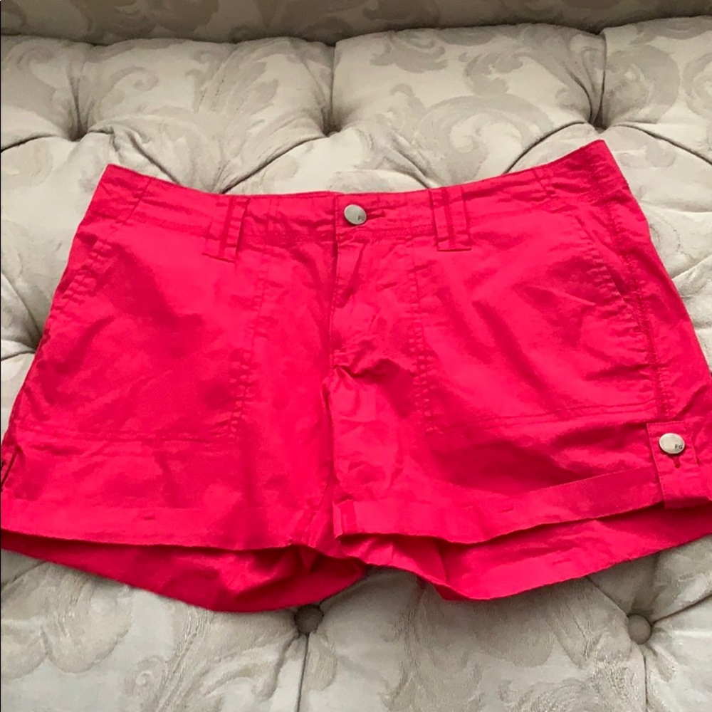 Red shorts